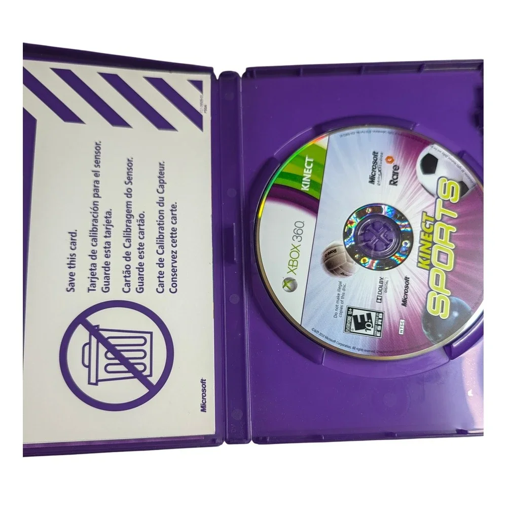 Kinect Sports Microsoft Xbox 360 Game Motion Control Rare Bowling Soccer